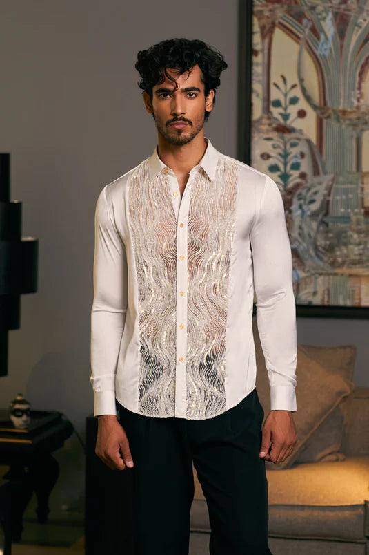 GOE Drip panel shirt