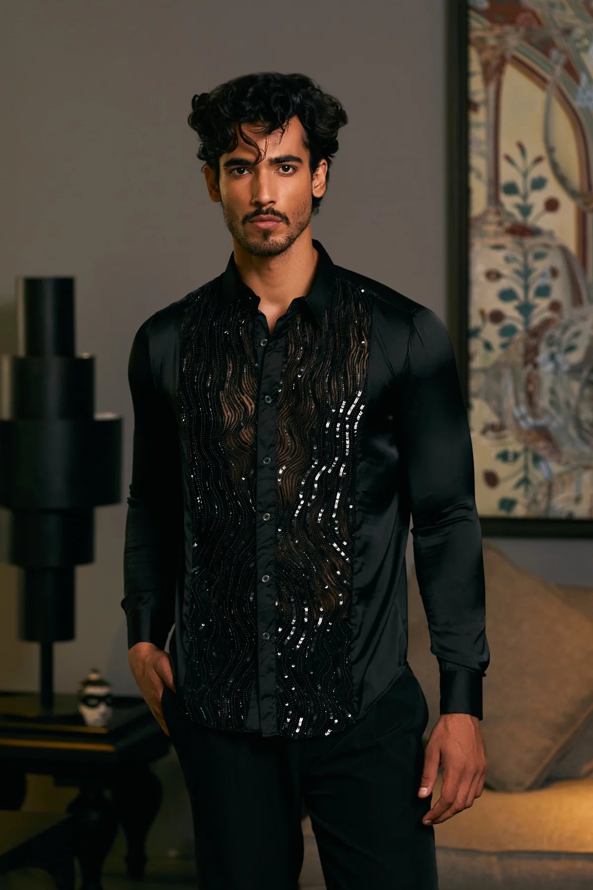 GOE Drip panel shirt