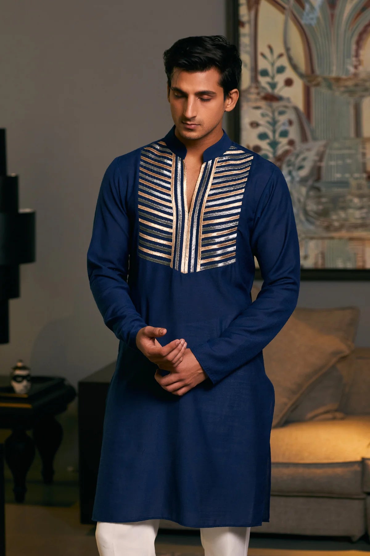 GOE Metallic kurta