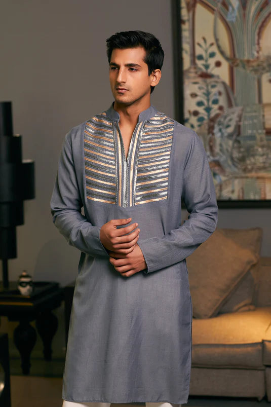 GOE Metallic kurta