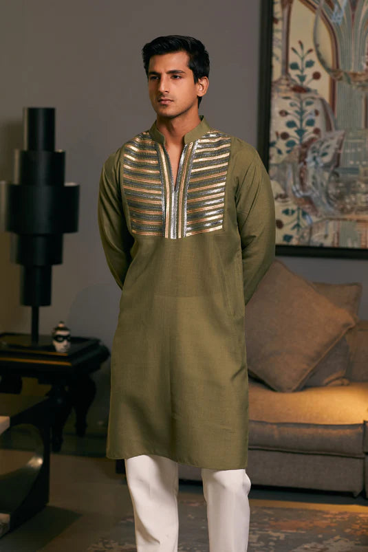 GOE Metallic kurta
