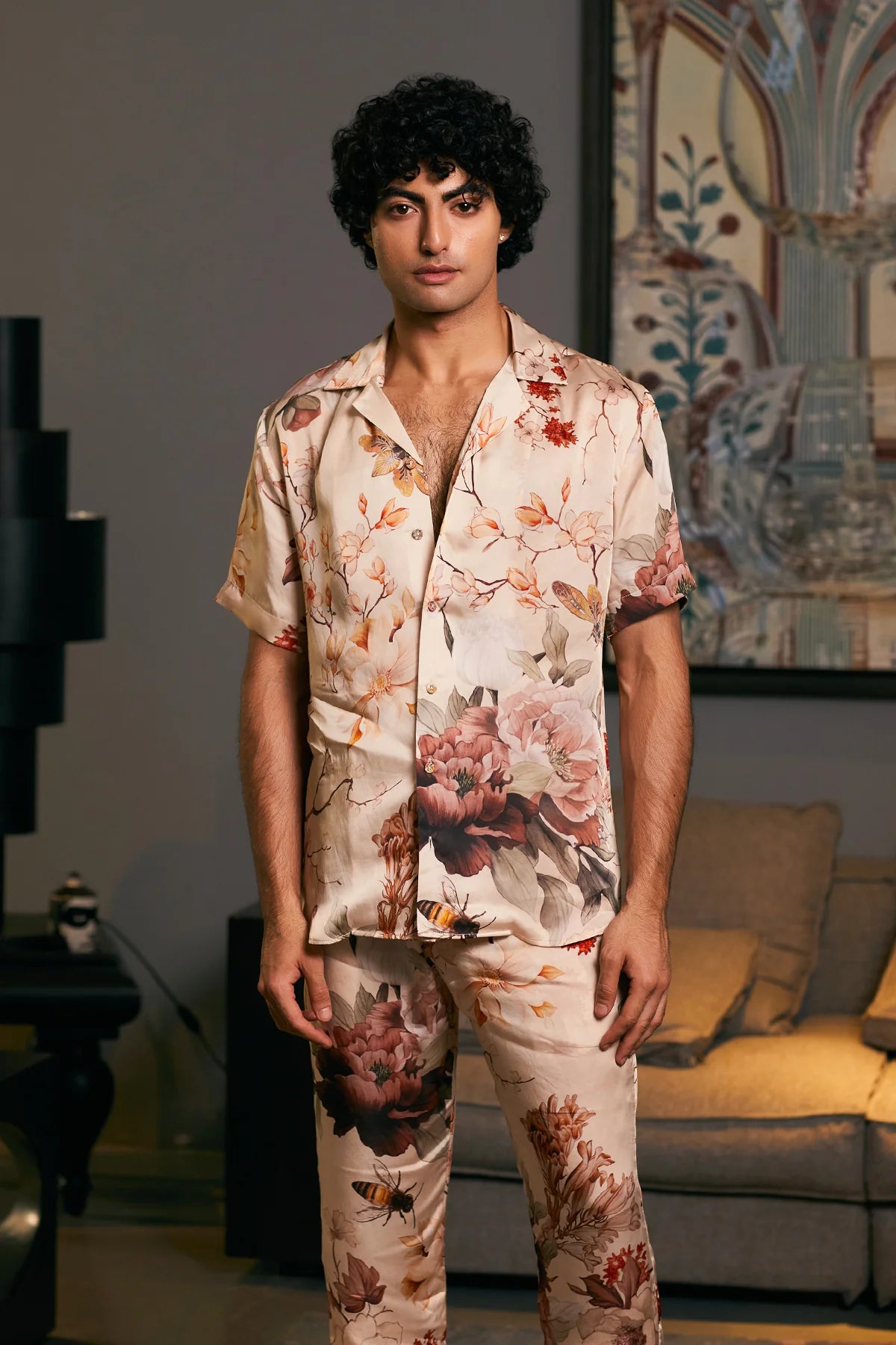 GOE Bumblebee printed Cuban co-ord set