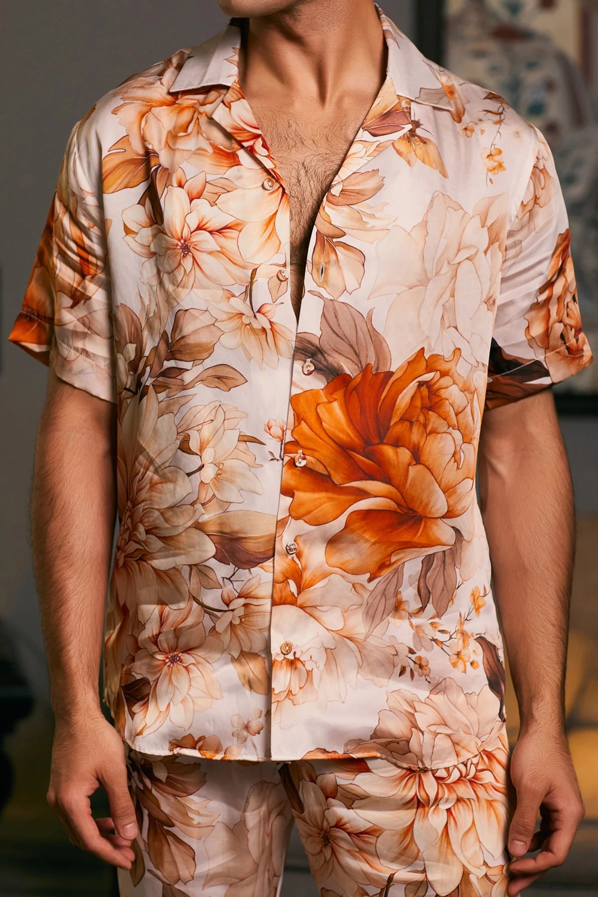 GOE Moth printed Cuban co-ord set