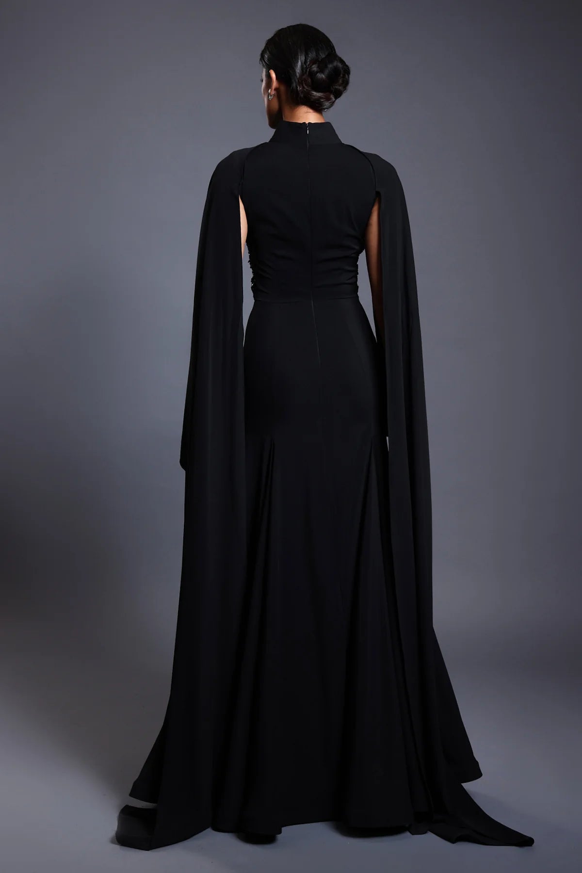 CF crystal gown black