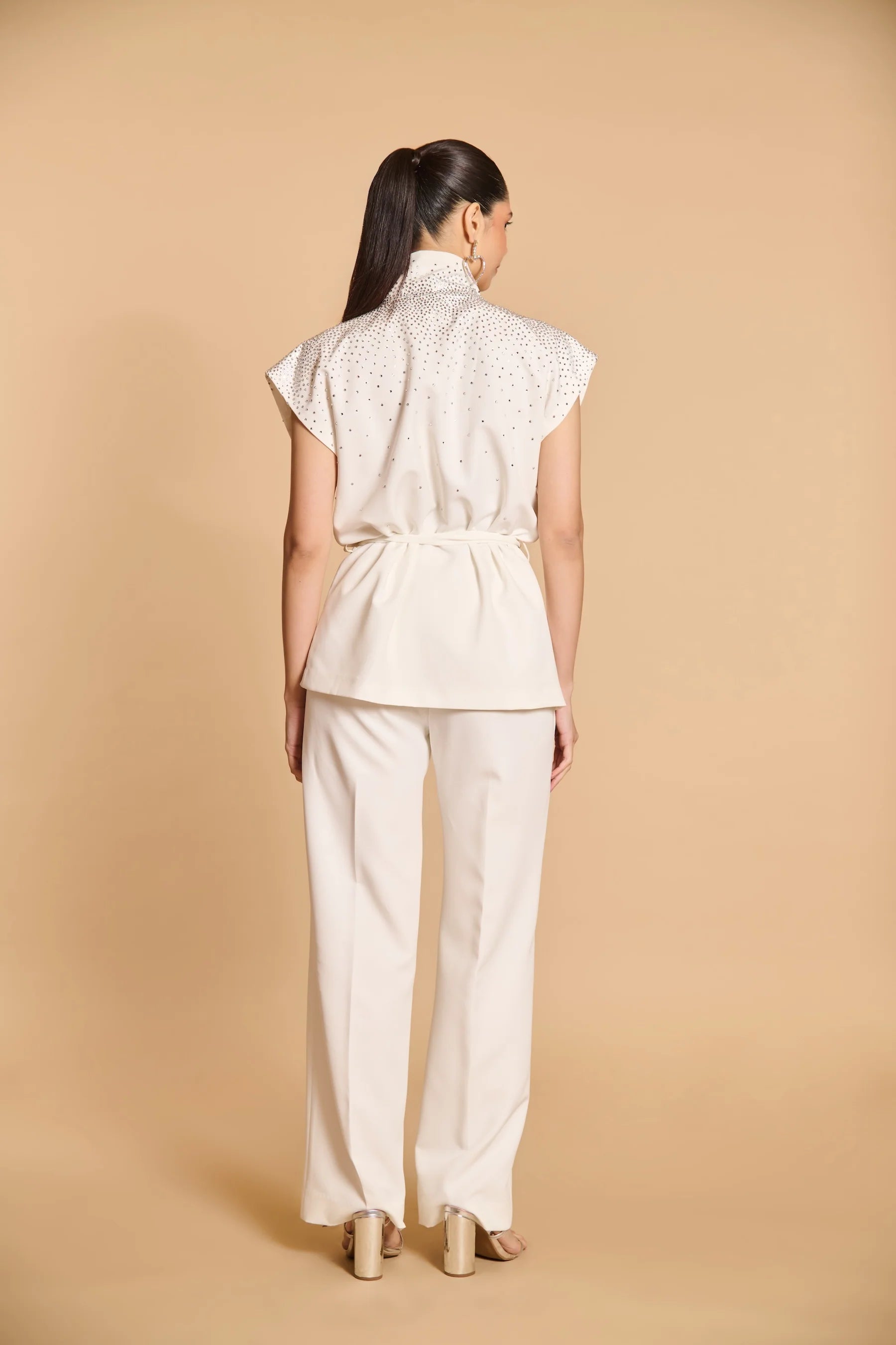 Spectrum wrap jacket co-ord