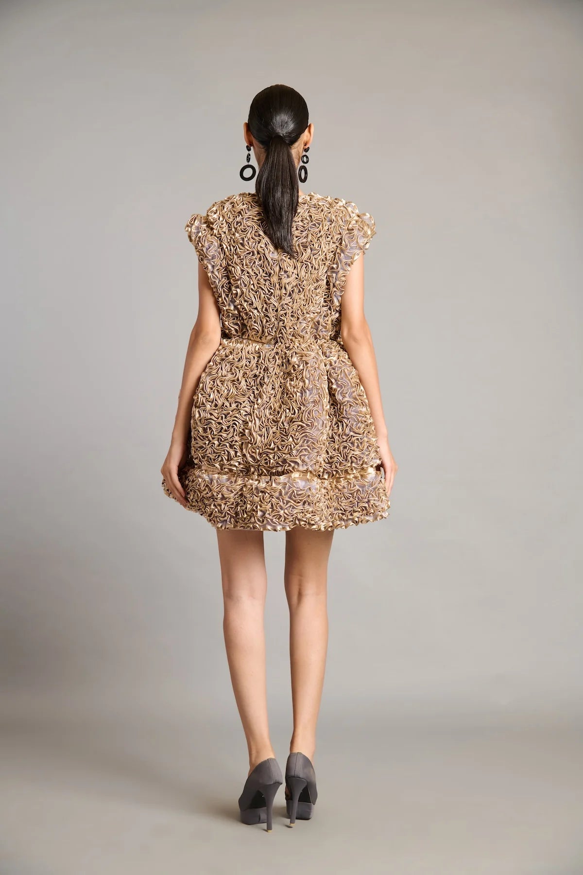 NS gold ruffle baby doll