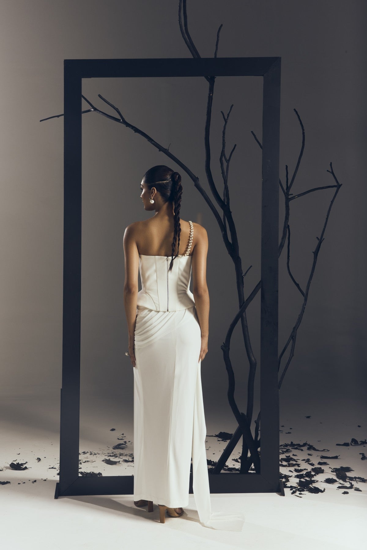 CORSET WITH LONG SKIRT