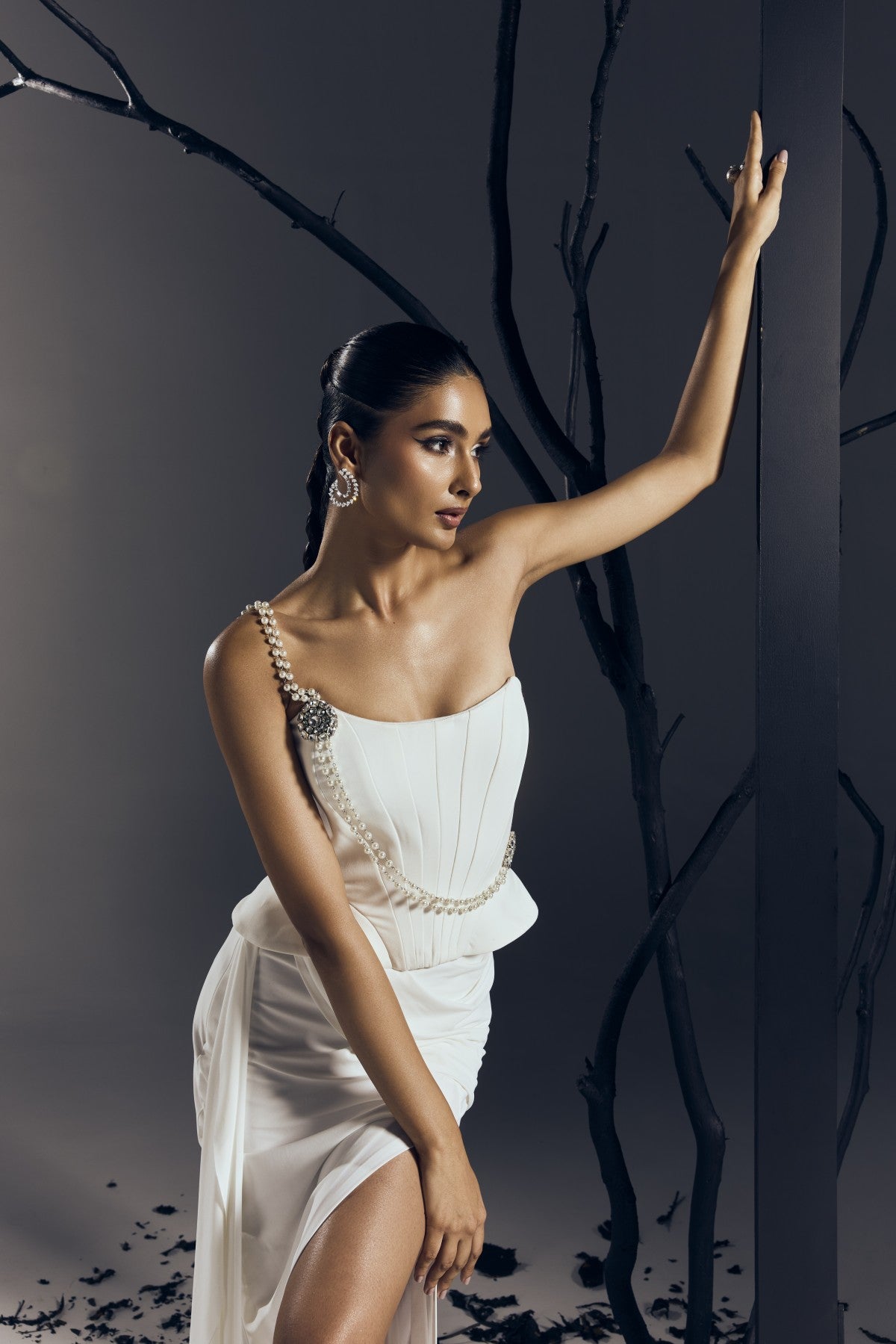 CORSET WITH LONG SKIRT