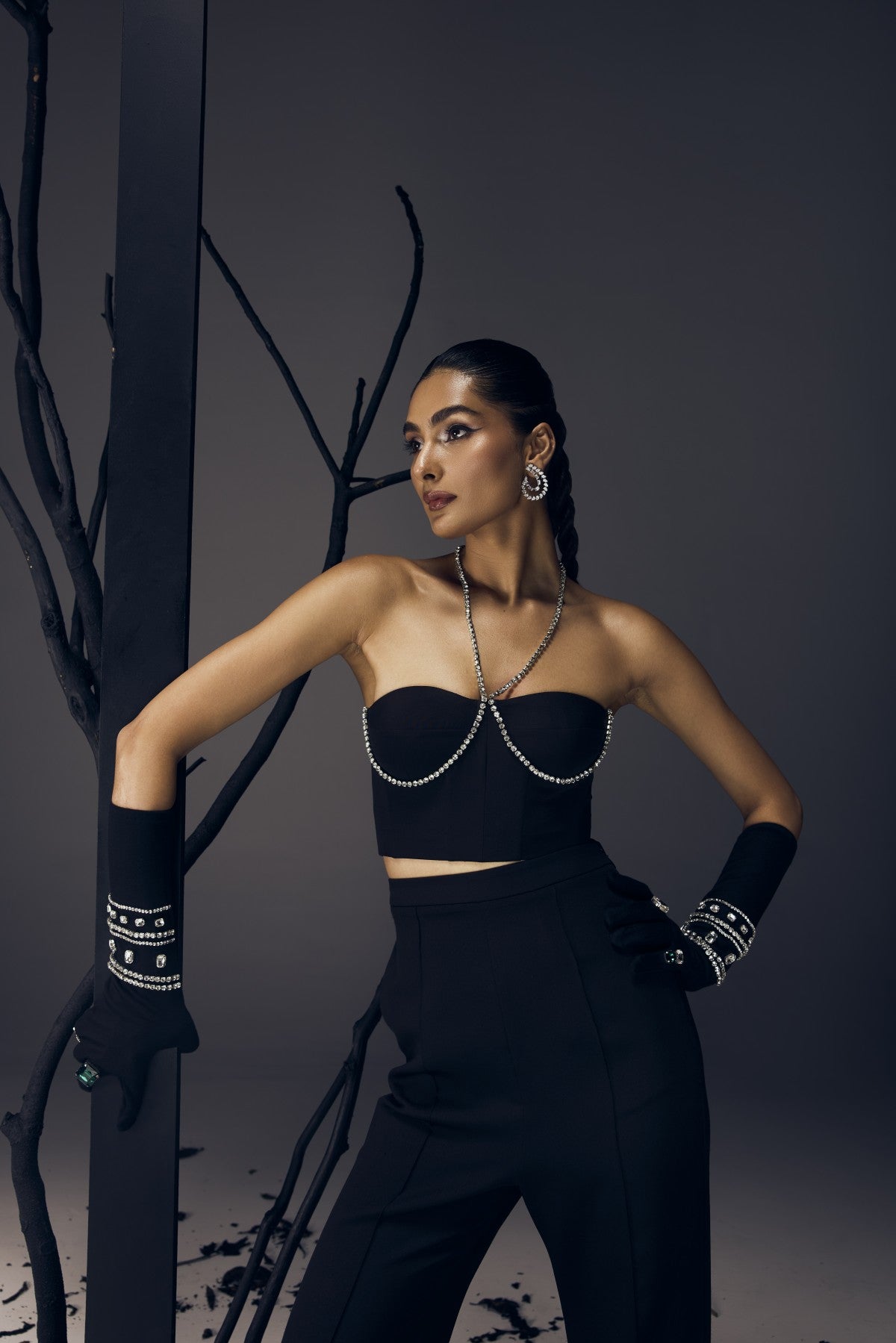 BUSTIER WITH PANTS