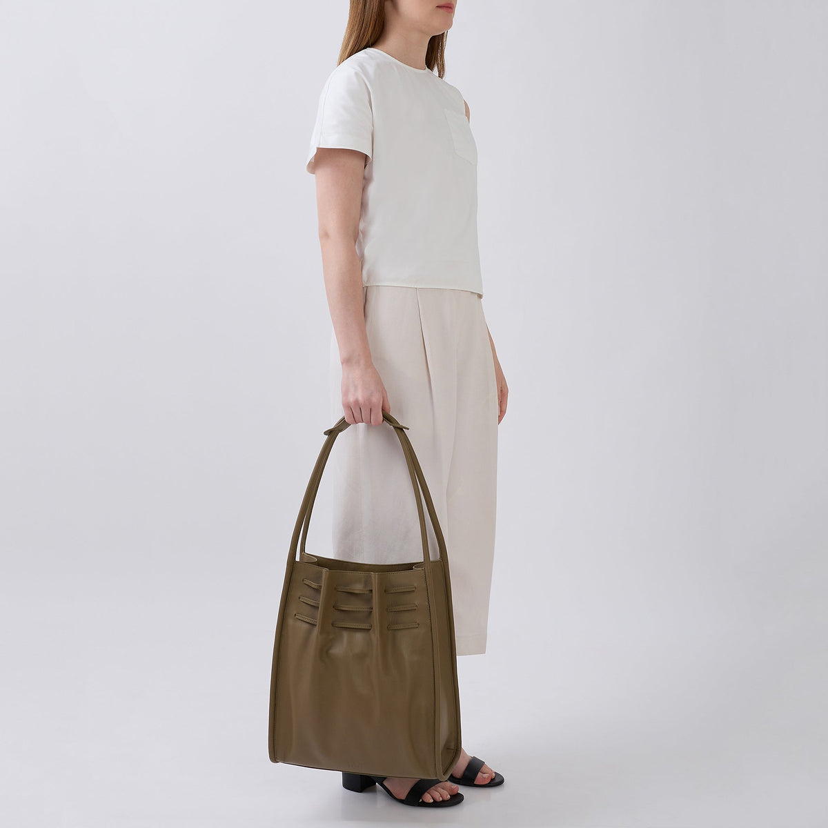 TINA HOBO BAG LARGE RUCHED