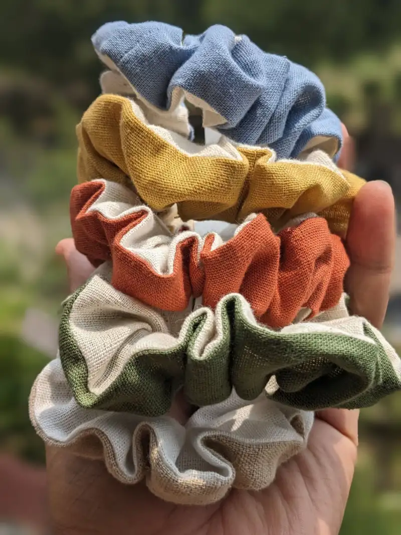 Thumri – Eco Scrunchies | Naturally Dyed | Organic Cotton