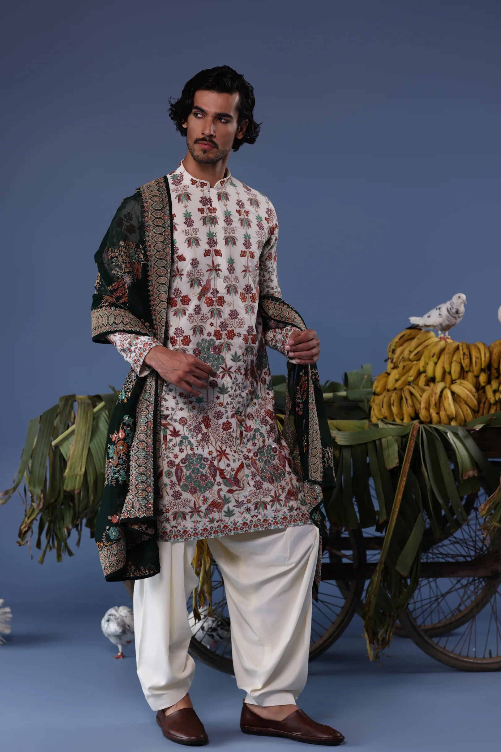 Ruhaan Ivory Kurta Set