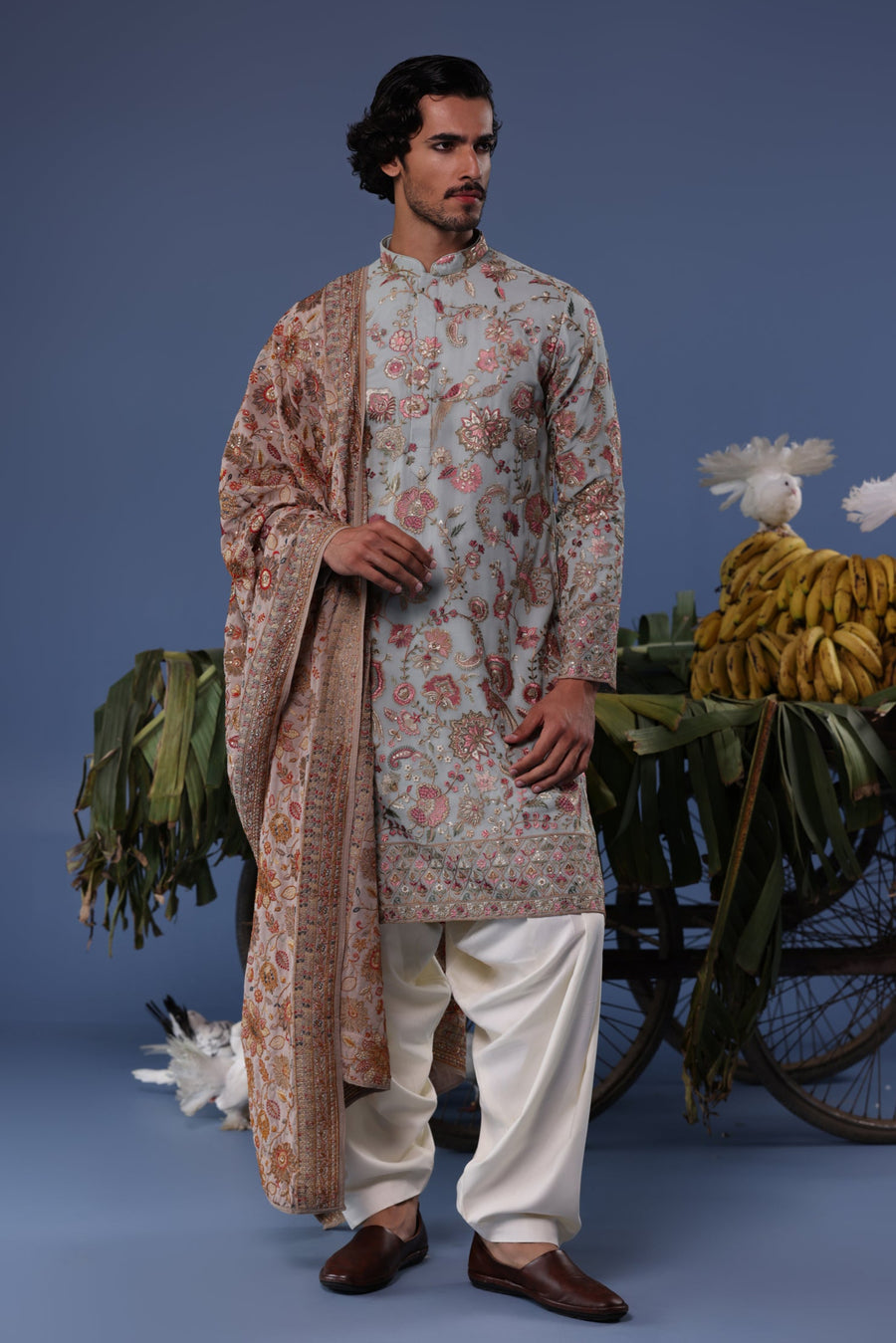 Ehaan Sky Blue Kurta Set