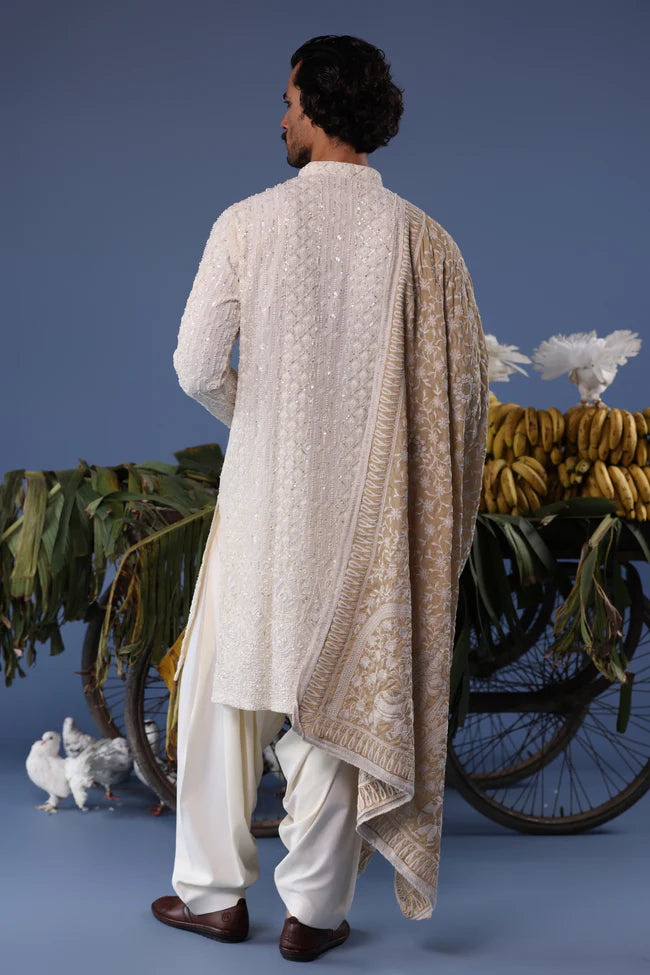 Arham Cream Kurta Set