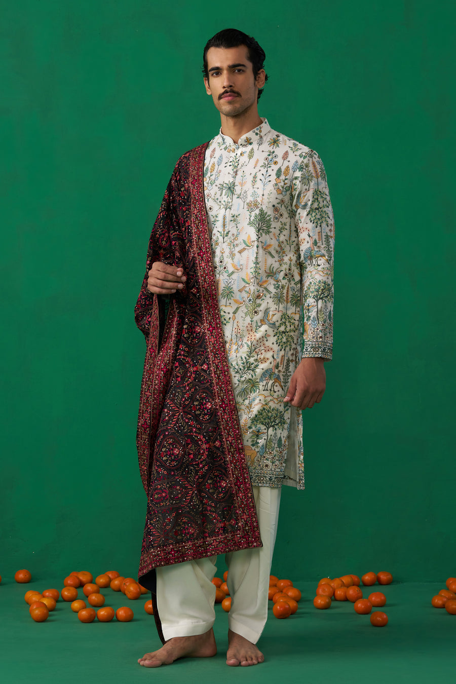 BIRD IVORY KURTA SET