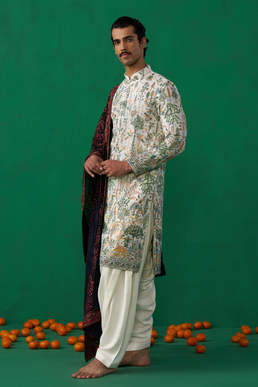BIRD IVORY KURTA SET