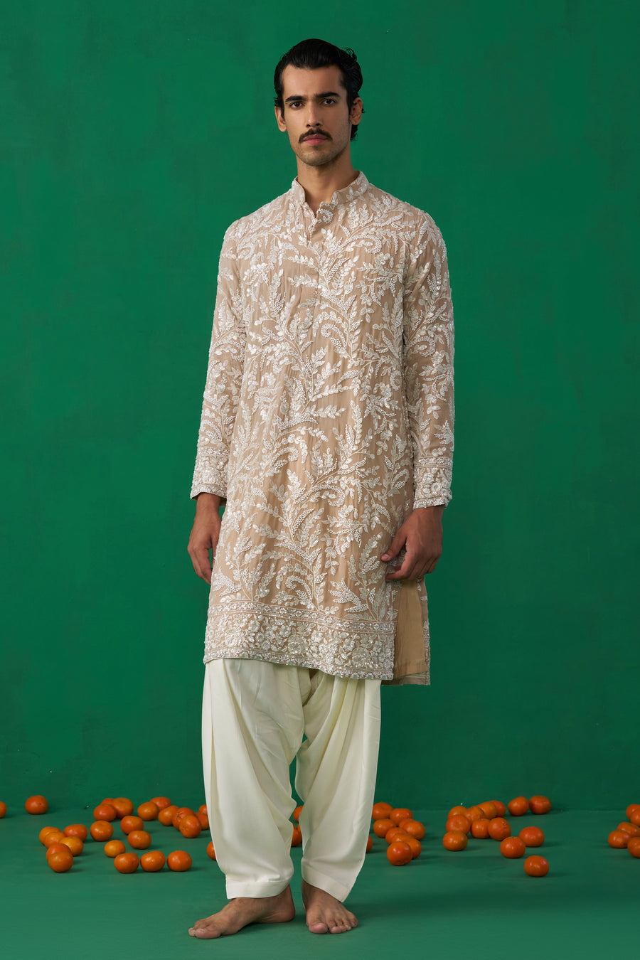 LEAF CHIKU KURTA SET