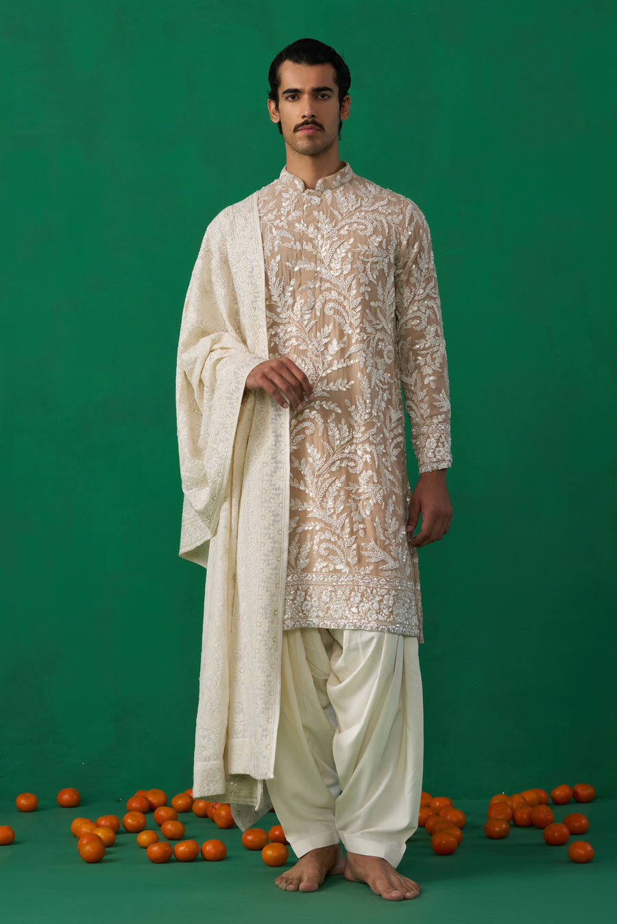 LEAF CHIKU KURTA SET