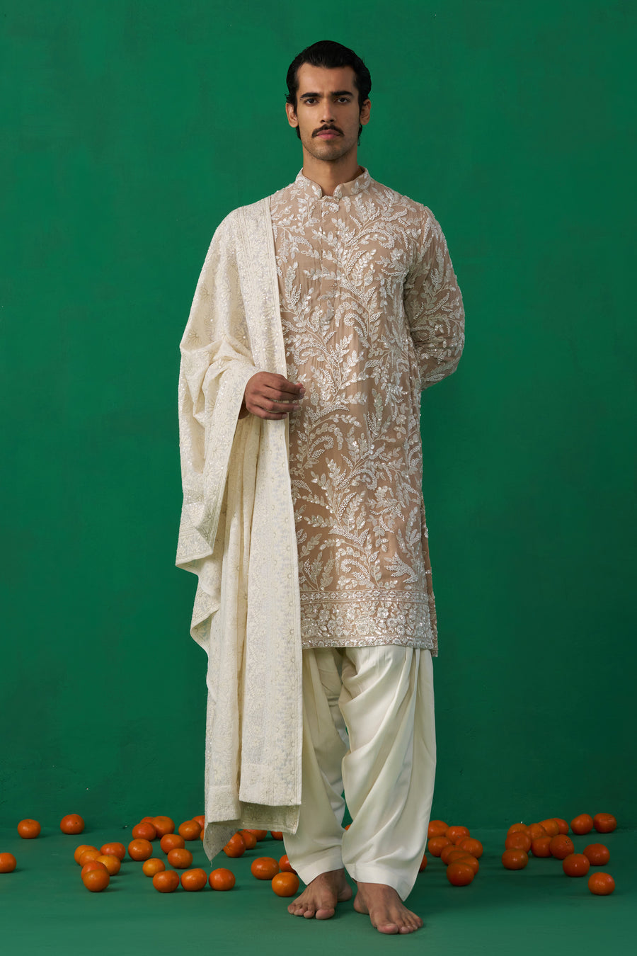 LEAF CHIKU KURTA SET