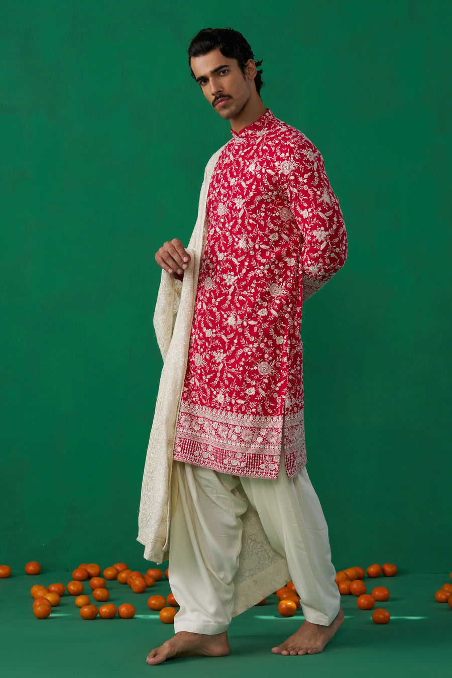 ROSE HOTPINK KURTA SET