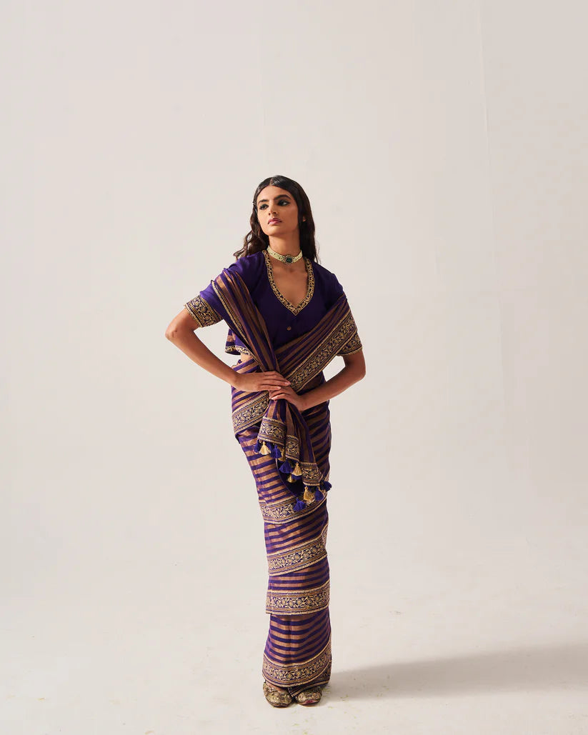 Stripes Saree