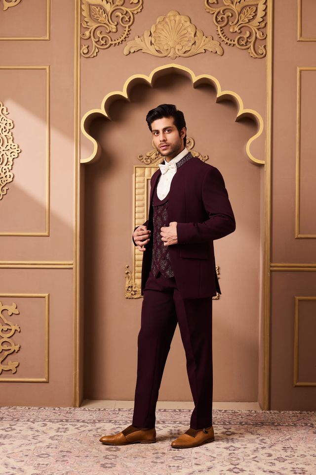 Olive Green Jodhpuri Set