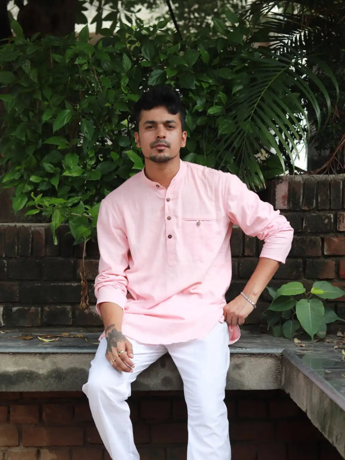 Saptak – Classic Regular Kurta for Men | Naturally Dyed | Organic Cotton