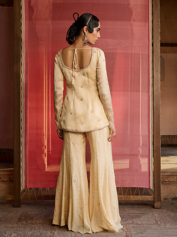 Rosé Butter Yellow Kurta Set