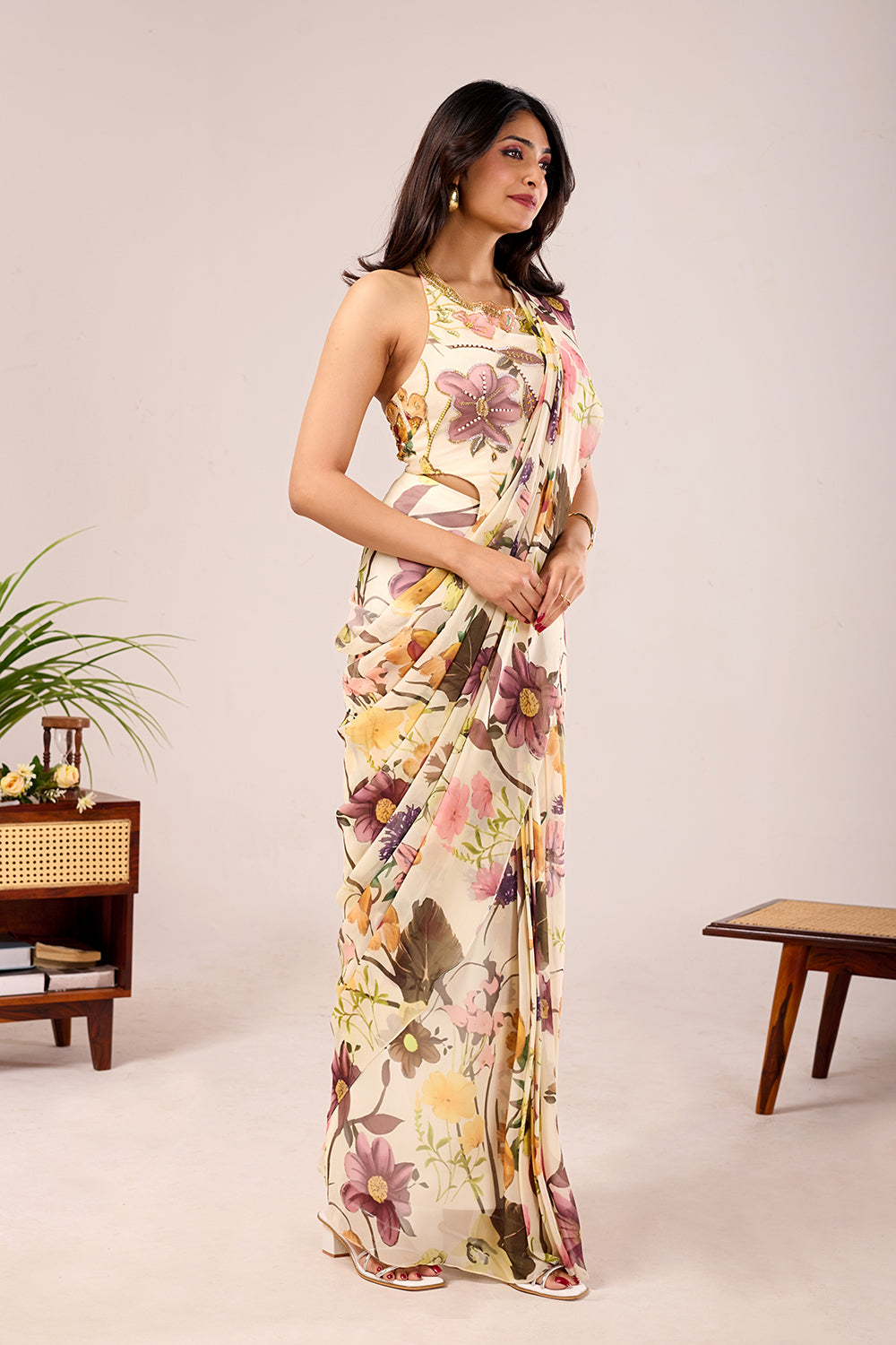 Dori Bloom Saree