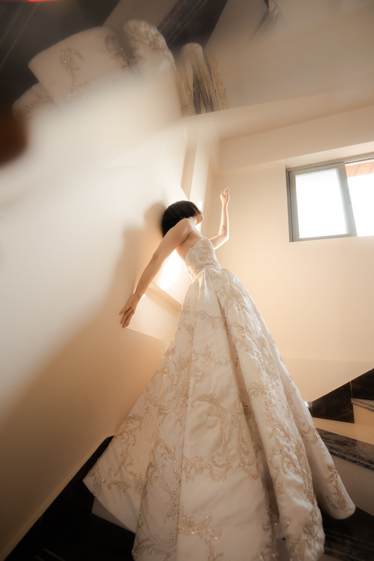 Rosace Cutdana Bridal Couture Gown - image 7
