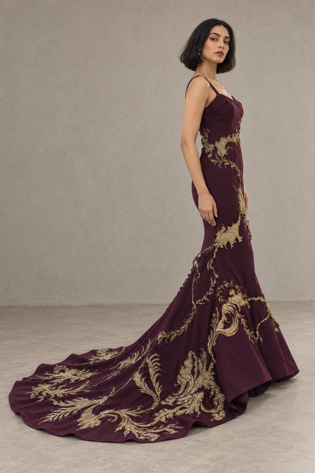 Aurelia Zardozi Couture Gown - image 4