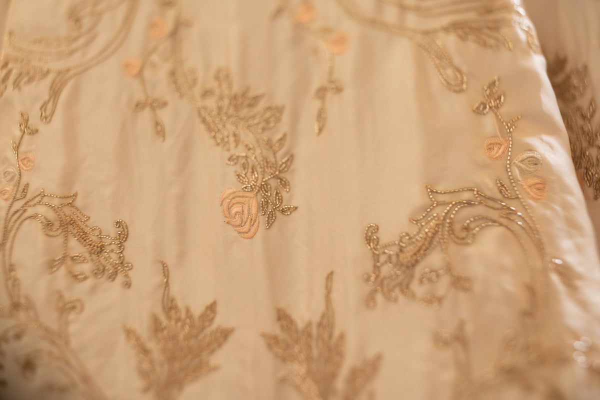 Rosace Cutdana Bridal Couture Gown - image 4