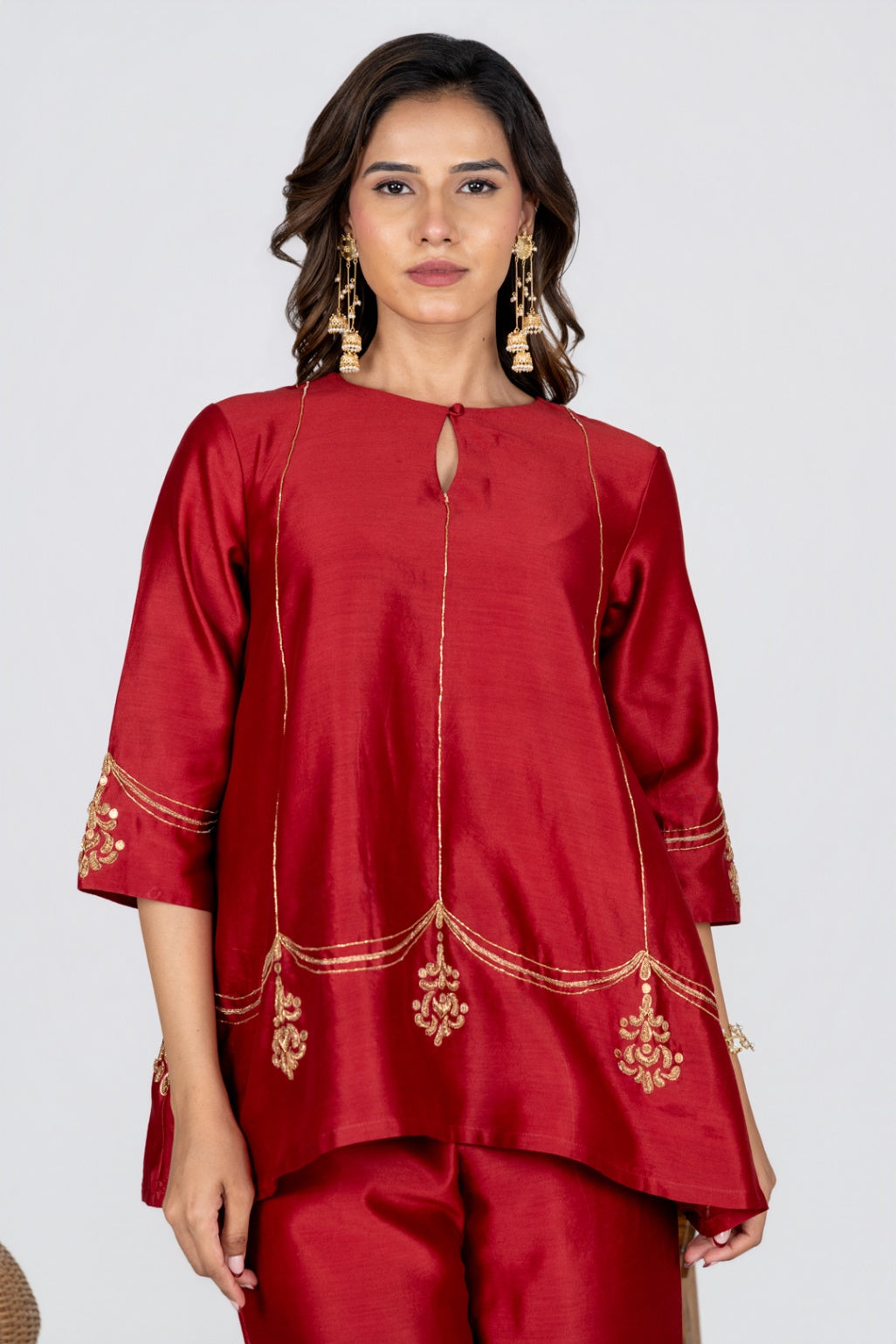 Raktika Sindhoori Tunic setRaktika Sindhoori Tunic set