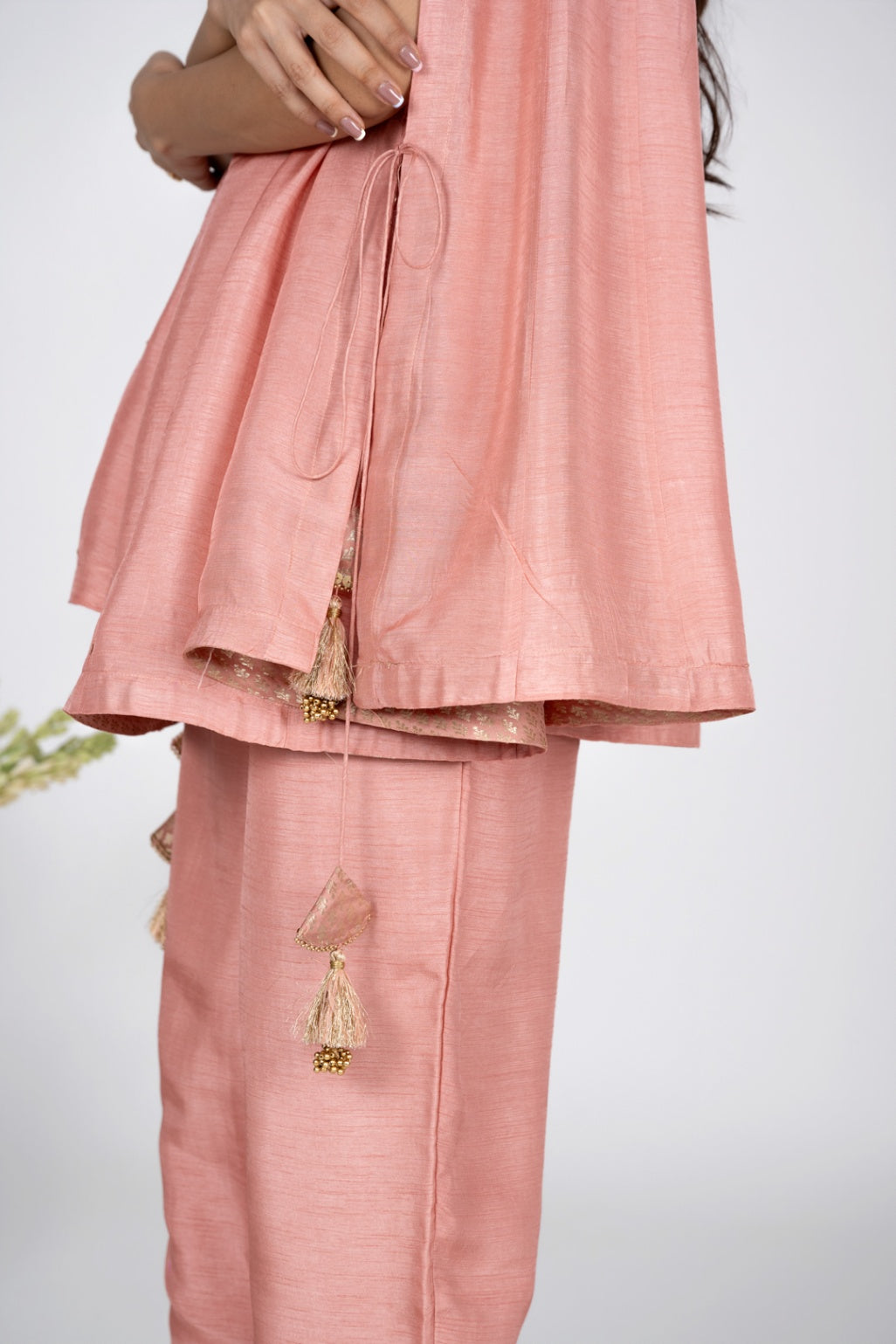 Nayra Peach Co-ord Set