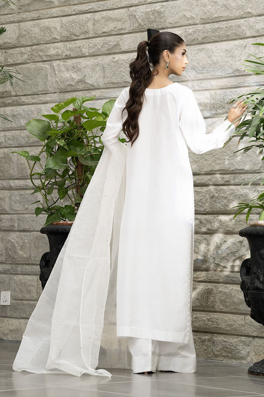 Ivory White Pure Silk Kurta Set