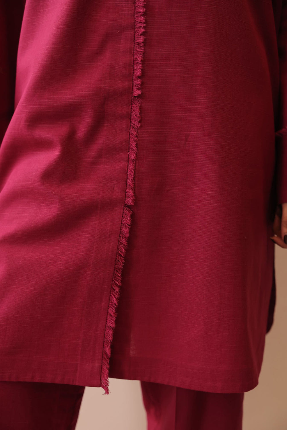 Rosewood Raw Edge Co-ord Set