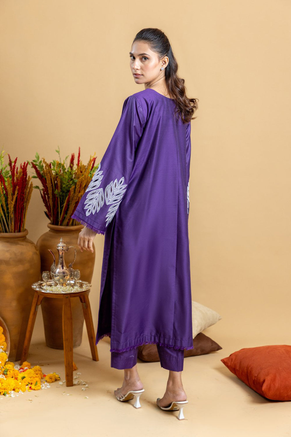 Royal Iris Embroidered Kurta Set