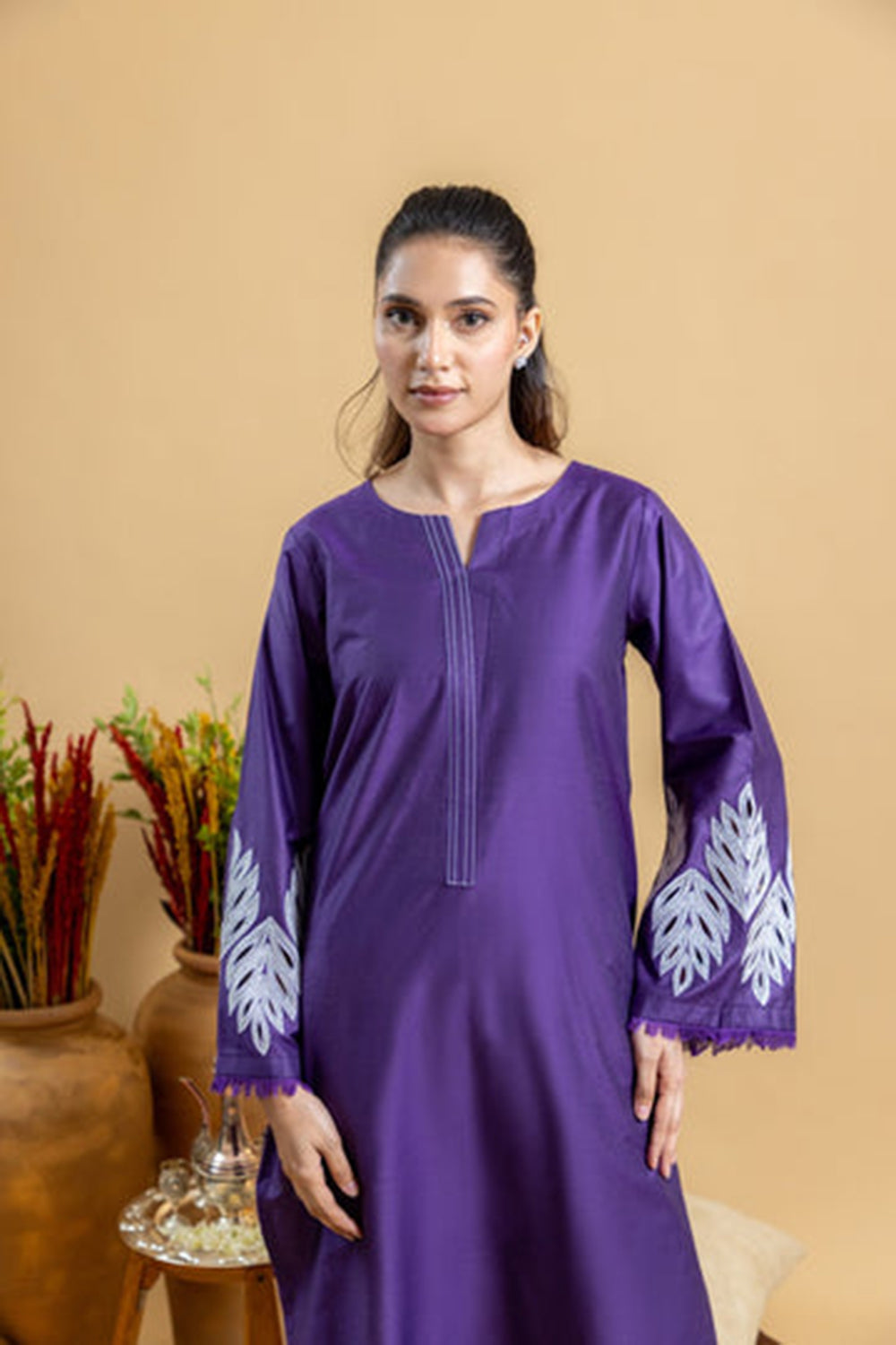 Royal Iris Embroidered Kurta Set