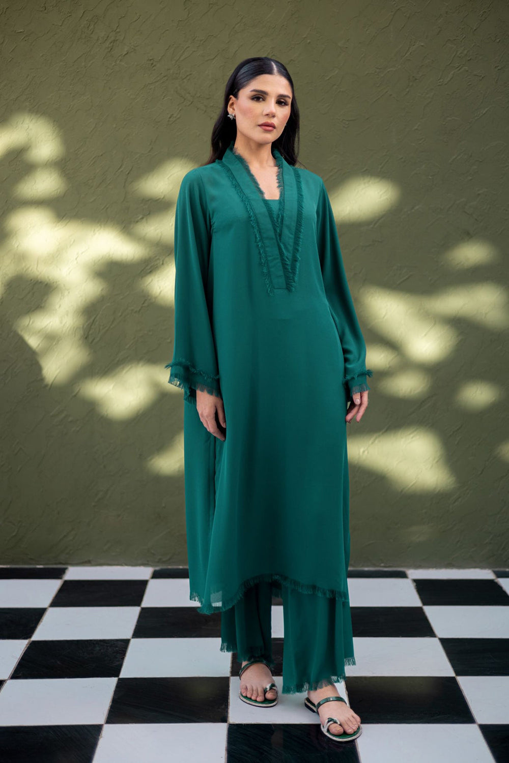 Teal Tide Kurta Set