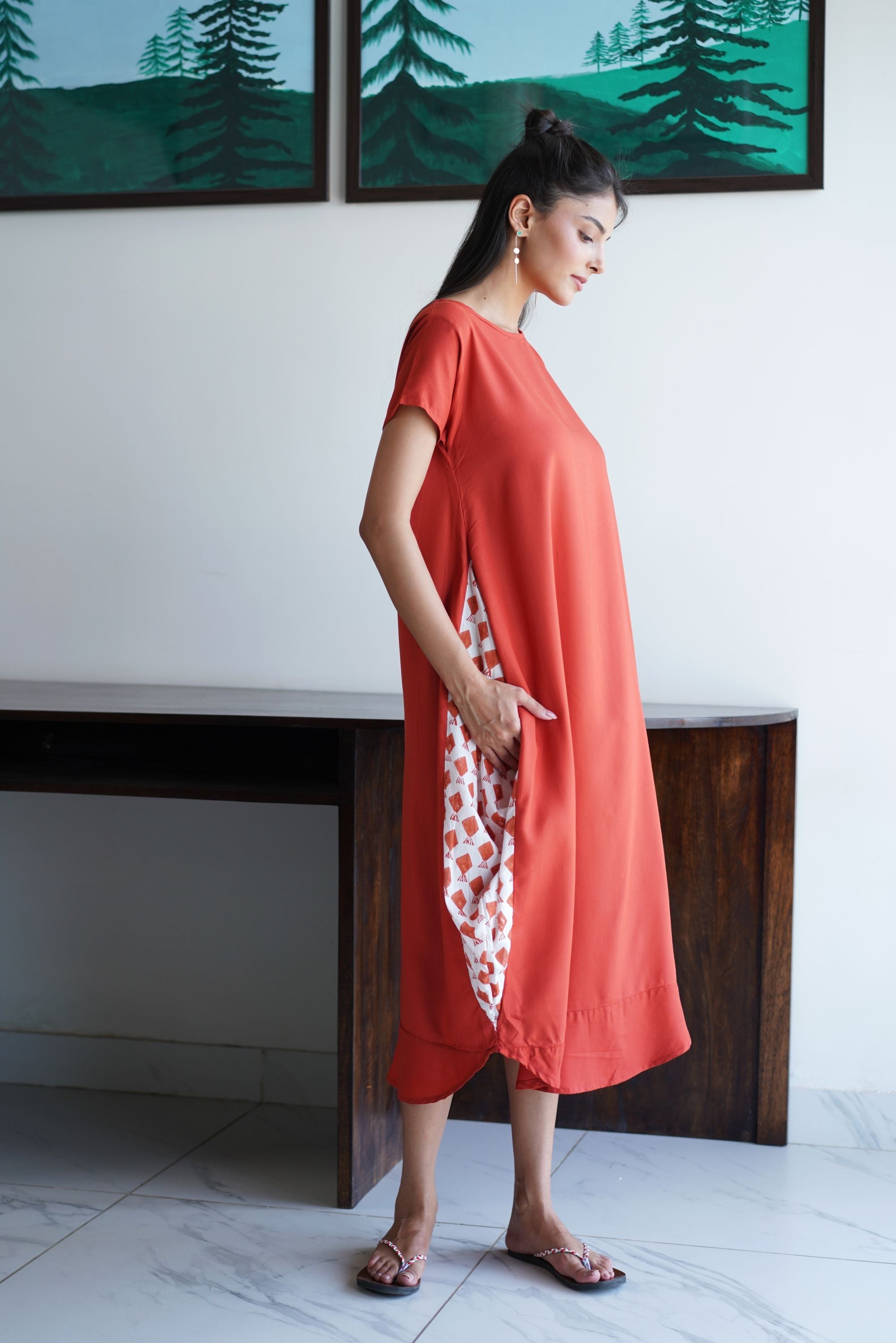 Fintastic Coral Knot Dress