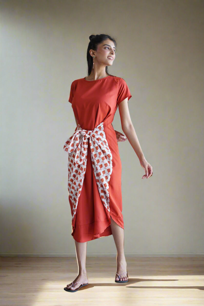 Fintastic Coral Knot Dress