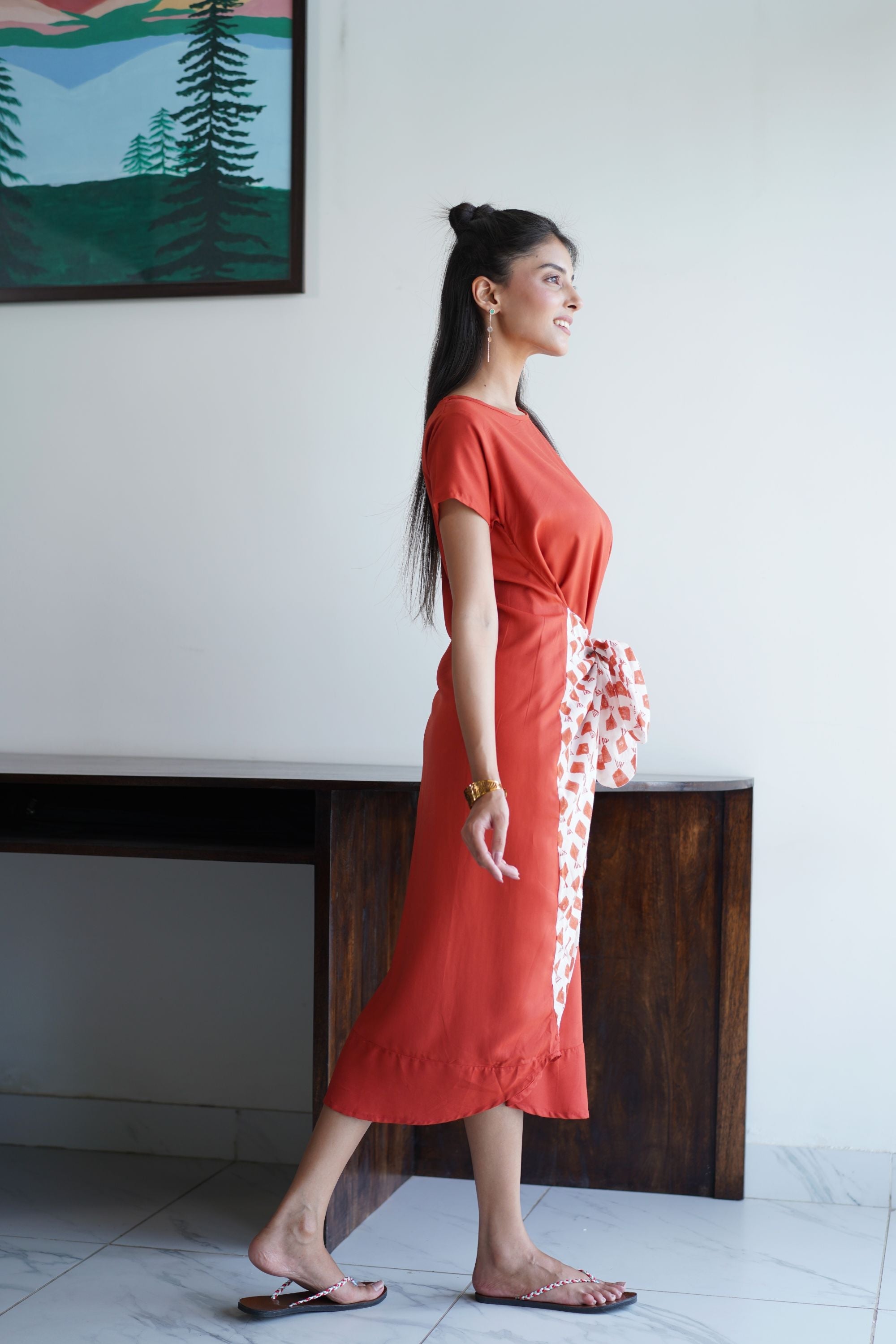 Fintastic Coral Knot Dress