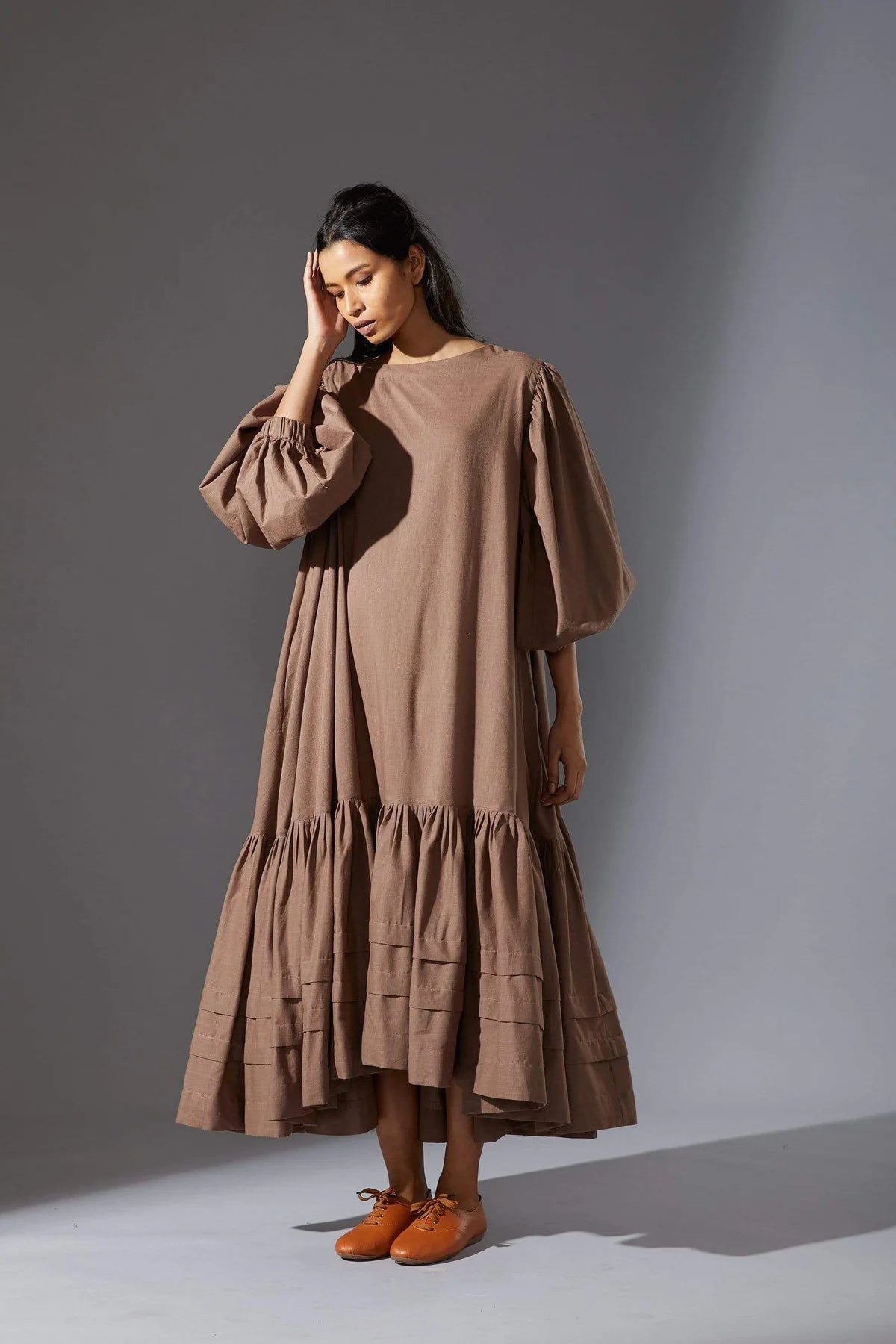 Kaavya Beige Dress