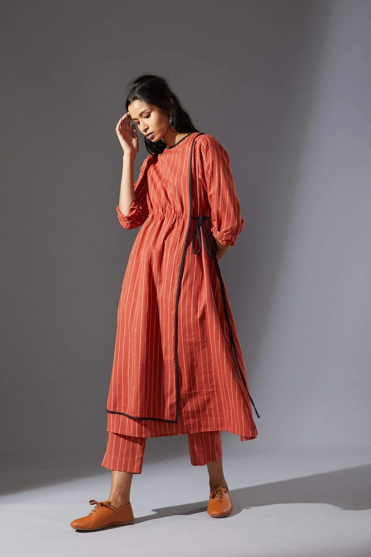 Rust Overlap Tunic