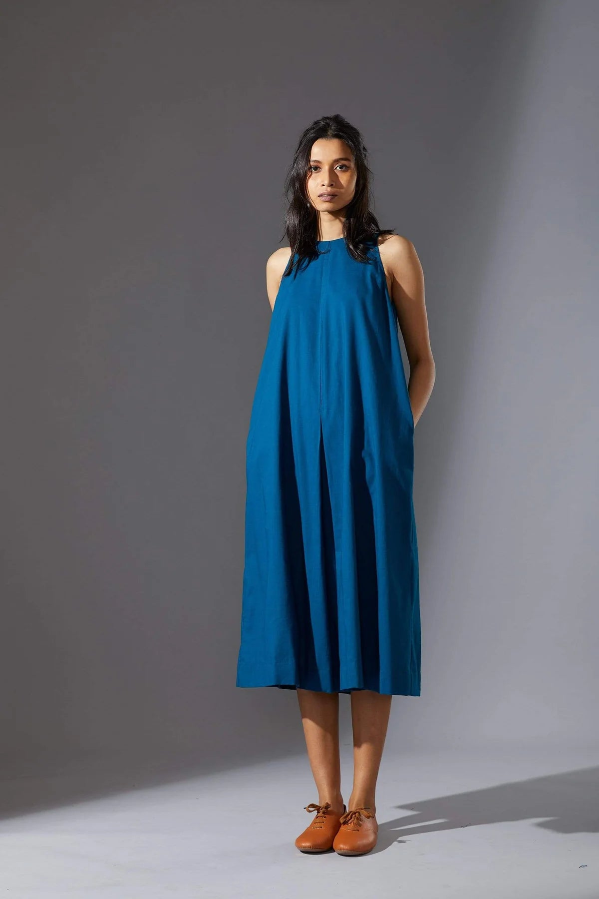 Vita Aakaar Blue Dress