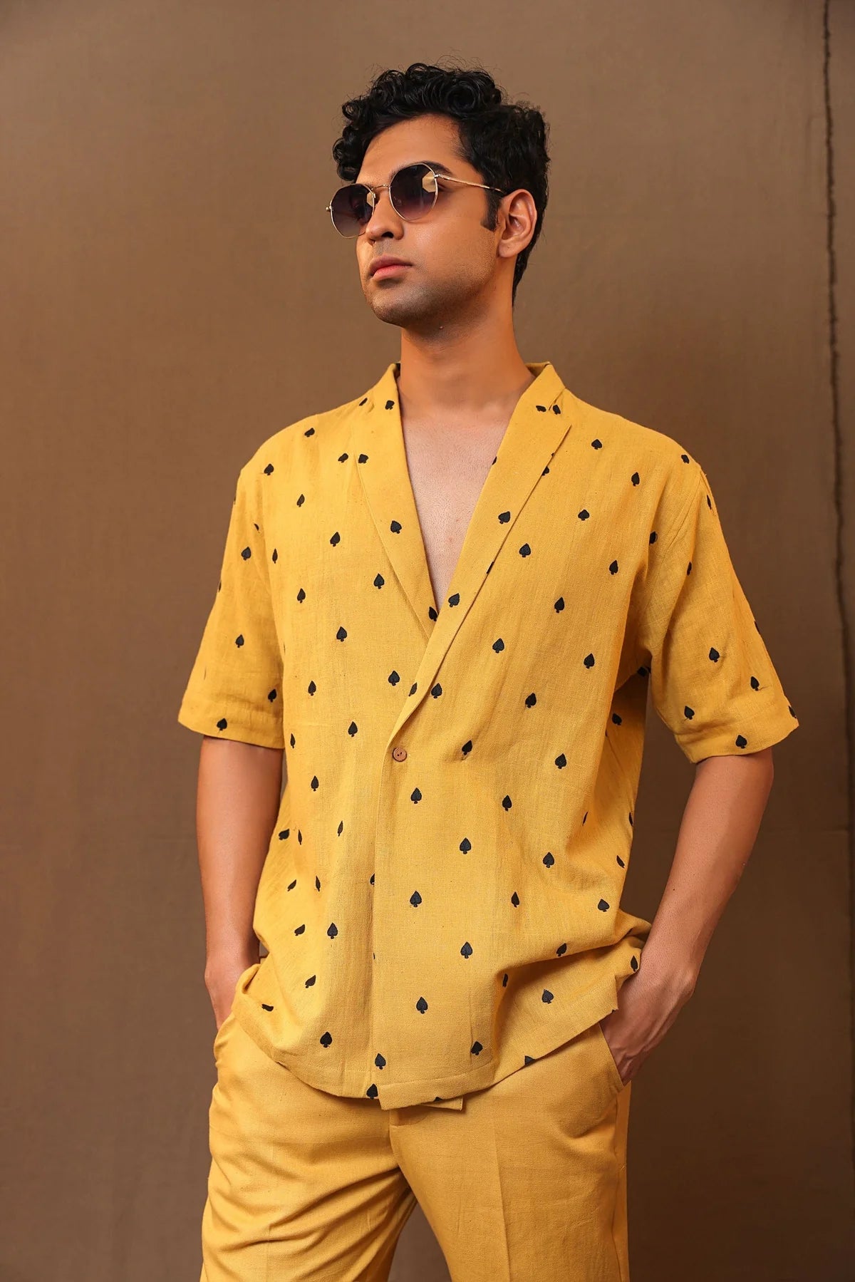 Mustard Spade EMB Bluff Jacket