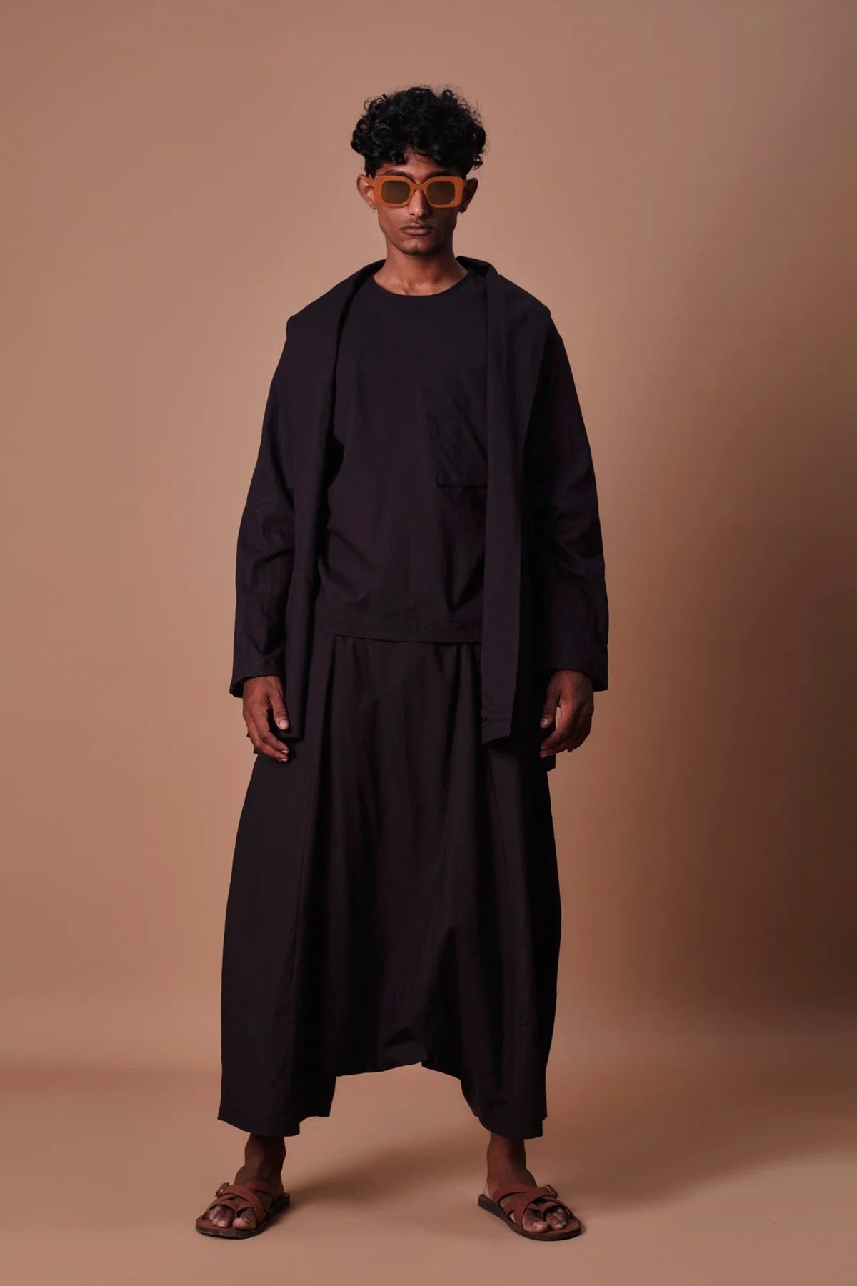 Black Shawl Collar Jacket