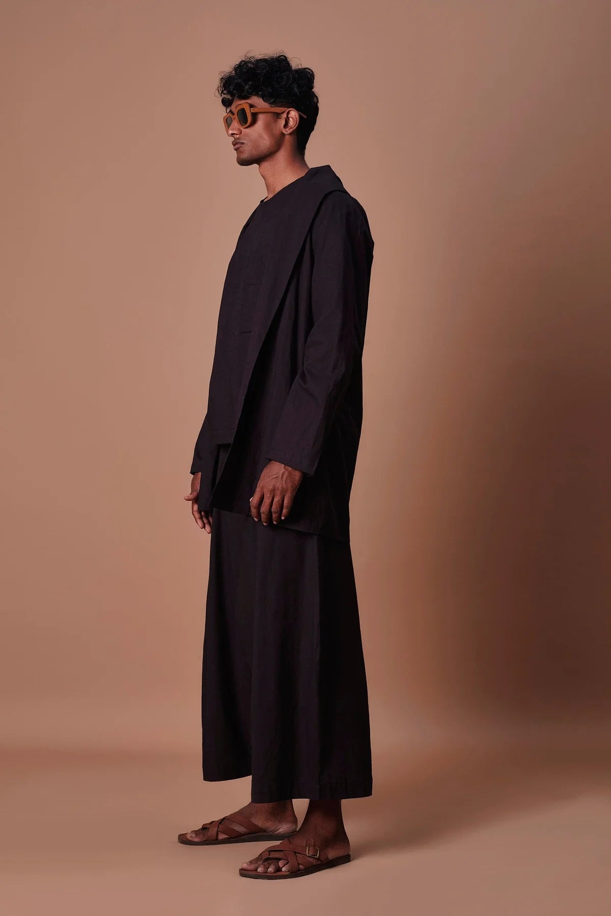 Black Shawl Collar Jacket