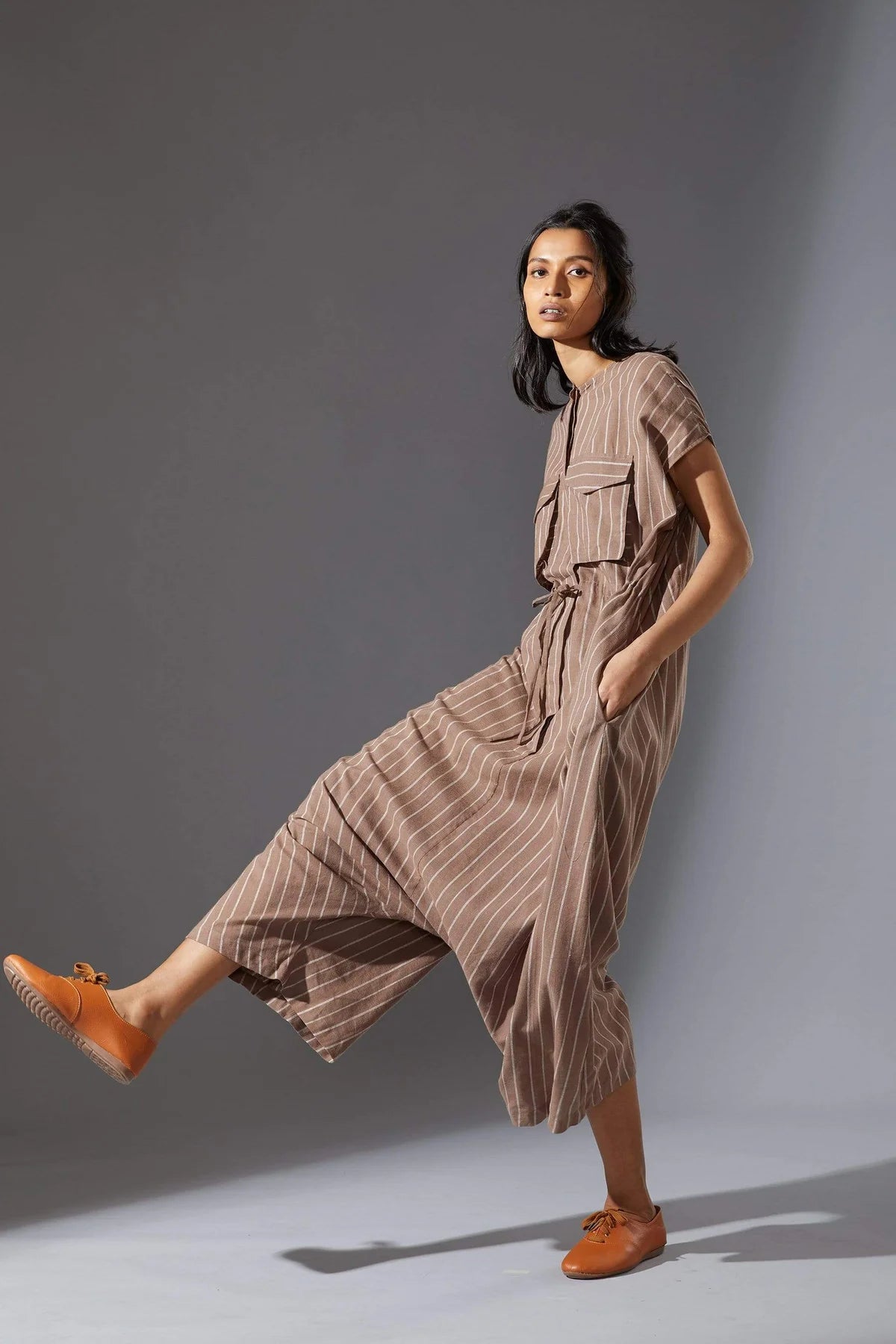 Safari Beige Jumpsuit