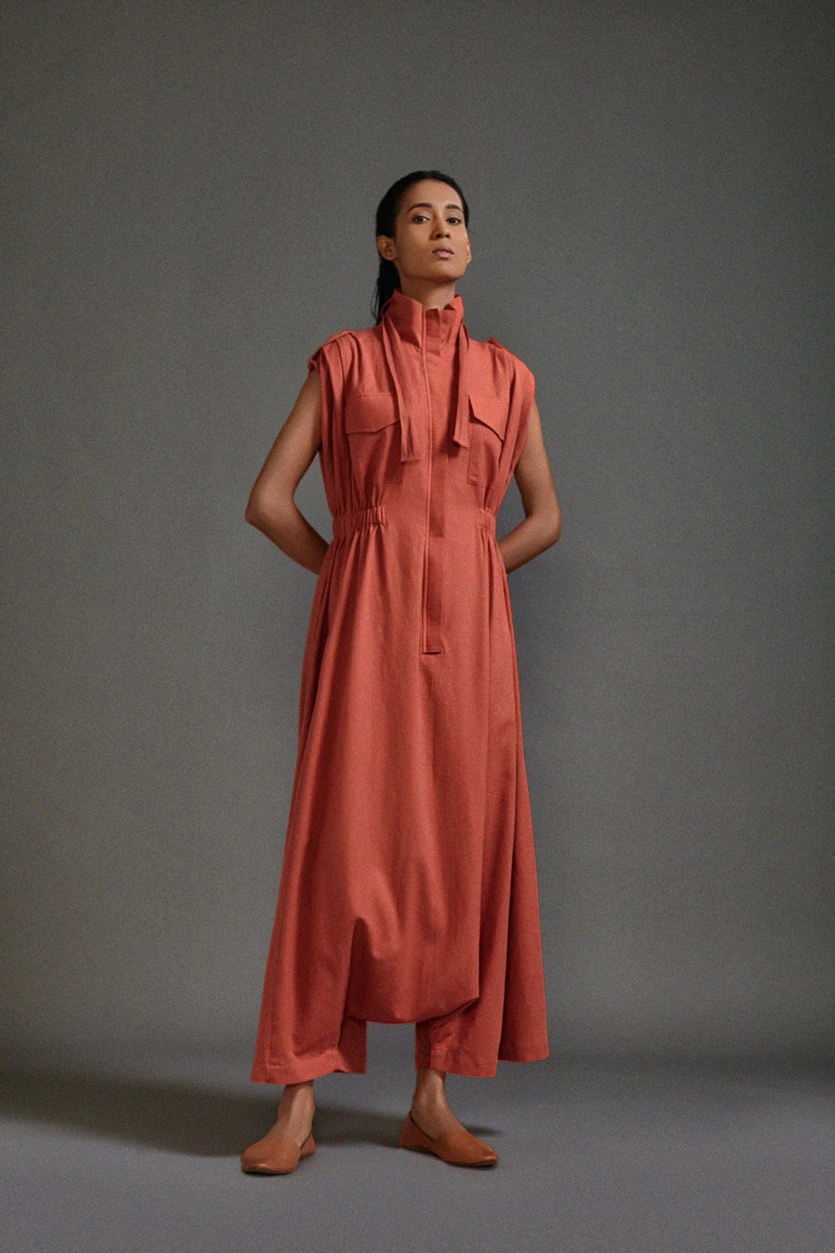 Rust Safari Sphara Jumpsuit